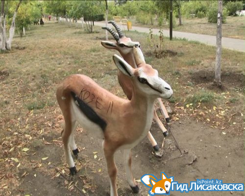 По улицам Лисаковска прошли вандалы
