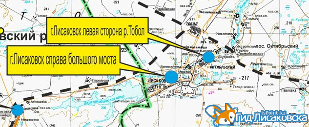 Карта самых опасных мест для купания в Костанайской области
